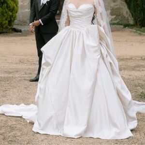 Pronovias White Wedding Dress